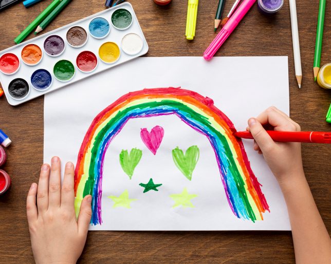 معنای رنگها در نقاشی کودکان